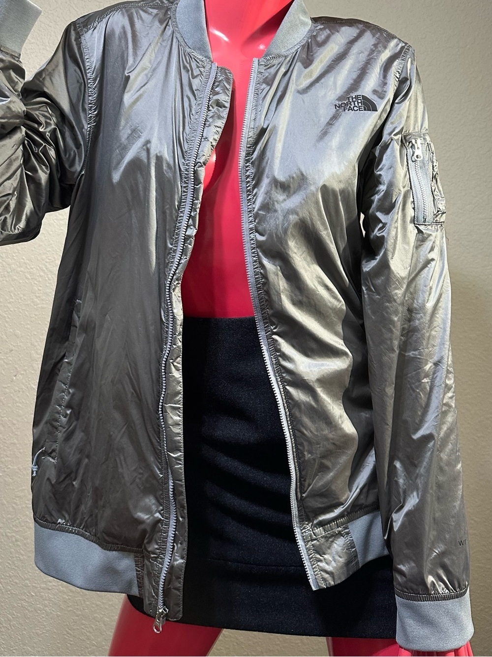 The North Face Women’s Metallic Silver  Jacket